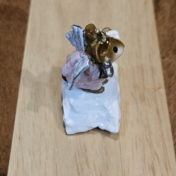 Wee Forest Folk M-148 Tooth Fairy Retired Signed AP, No WFF Box Pink Dress - Picture 10 of 12